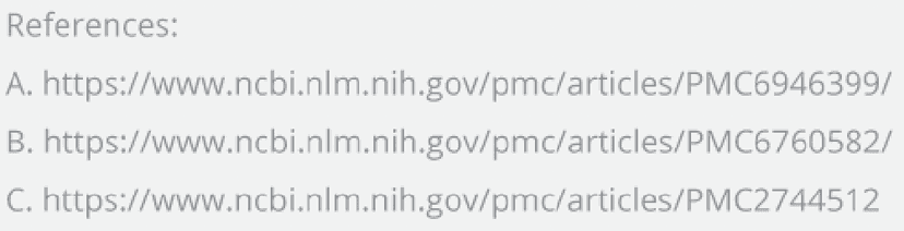 Scientific References